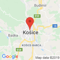 Google map: Biela 5, Košice